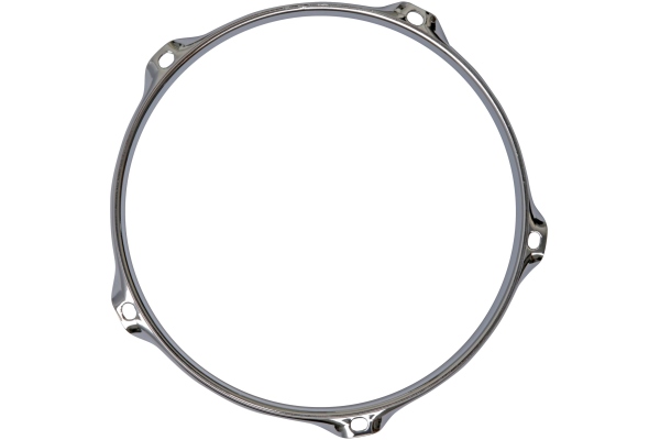 Latin Percussion Timbales Hoop Drum Timbales - Micro Snare - Mini Timbales - 8" Nickel, Black, 5-hole